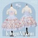 Strawberry Witch Rabbit In The Rose Garden Skirt, JSK and One Piece(Full Payment Without Shipping)